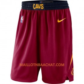 Cleveland Cavaliers Homme Shorts Rouge 2018-19 Nike Swingman